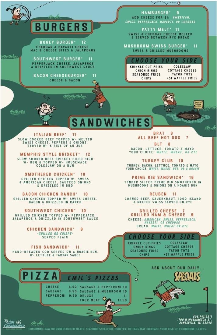 Bogeys Burgers and Beer